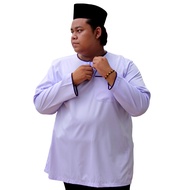 PLATINUM Plus Size Baju Melayu Teluk Belanga Baju Johor PM9205C14 Purple Big Size Baju Melayu Tradit