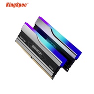 Kingspec một bùng nổ RAM DDR5 RGB 6000MHz Bộ nhớ máy tính để bàn 32GB (16GB * 2) cl38 288-Pin DIMM