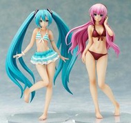 。☆哞哞小舖☆。FREEing 初音未來 巡音流歌 泳裝 1/12 完成品 港版 約15CM