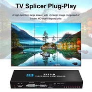 4K HDMI Video Wall Controller 3X3 2X3 2X2 Video Wall Processor Multi Video Screen Processor TV Splic