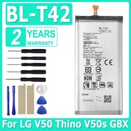 XDOU High Quality BL-T42 Replacement Battery For LG V50 ThinQ V50S G8X BLT42 Large Phone Battery Lit