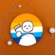 Aroace Pride Badges Accessories Creative Tinplate Pins Funny Badge Metal Brooch For Bag Clothes Hat 