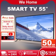 Smart TV 50 Inch Android 12 Television 4K UHD LED Android TV With WIFI Google PlayStore Netflix 5 Year Warranty