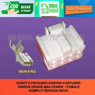 8 PIN FEMALE STARTER POWER CABLE SOCKET-CONNECTOR-SOCKET–SOCKET-CABLE SOCKET-CABLE SOCKET-CONNECTOR-