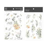 【Print-On Stickers 轉印貼紙】no.192-午後生態池 | 夏季系列