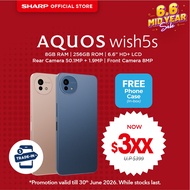 SHARP AQUOS wish5s Mobile Phone - Available in 2 Colours (Navy/Copper)