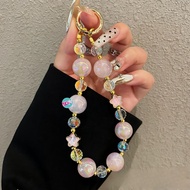 JRYU Gantungan HP Korea JISOO gantungan gelang kristal gantungan tas gantungan kunci
