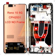 Original AMOLED For Oppo Reno10 Pro+ Plus Reno 10 5G CPH2531 LCD Screen Display+Touch Digitizer Fram