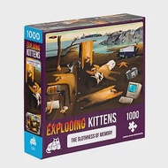 【GoKids】爆炸貓1000片拼圖: 記憶的懶散 英文版 Exploding Kittens 1000 Piece Puzzle The Slothness