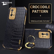 Mi 11T Pro Case Zroteve PU Leather Ring Holder Plating Silicone Soft Cover For Xiaomi Mi 11 11T Xiomi Mi11 Lite 5G NE Mi11T Pro Shockproof Phone Cases