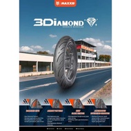New Diamond Maxxis Tayar 3DIAMOND 3Di MA3DI Diamond Tyre Maxis Tires 70/80-17 70/90-17 80/90-17 Tube