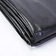 Rubber Pond Liner HDPE Pond Skins Liner Easy Cutting Pond Underlayment for Small Ponds, Fish Ponds, Streams Fountains and Garden Waterfall AWSAD (Color : Black, Size : 2mx3m(6.6x9.8ft))