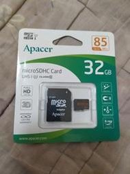 Apacer宇瞻 32GB MicroSDHC UHS-I Class10 記憶卡