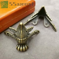 AARON1 Furniture Leg 4pcs Hardware Decorative Vintage Protector Furniture Part Corner Bracket