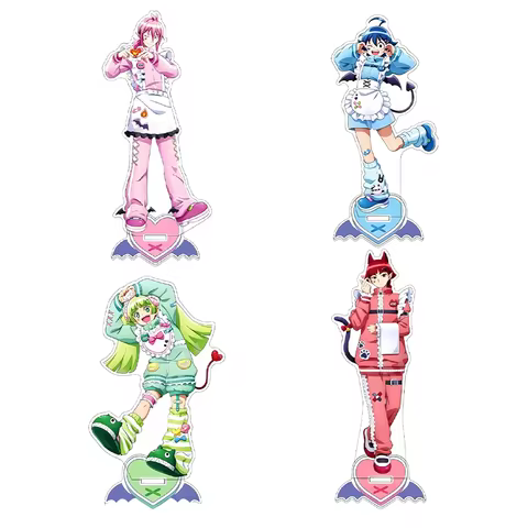 Welcome to Demon School! Iruma-kun 15cm Acrylic Stand Keychain Asmodeus Alice Desk Decor Collection 