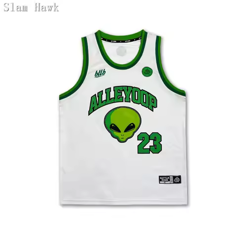 Brand 23# Alleyoop Bone Collector REAPERS America EUR Design Shirts Street Ball Basketball Jerseys S