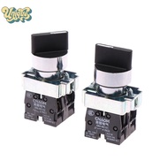 (Unique) 1 Piece 22mm 2NO/1NO1NC 2/3 Position XB2-BD25 BD35 BD45 BD53 Self Locking / Self Resetting 