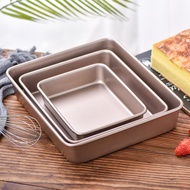 Rectangular Baking Pan Carbon Steel Baking Baking Pan Cake Baking Pan Square Household Ancient Bakin