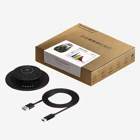 Fern Moss Micro-Landscape Grow Light with Timer LED Full Spectrum Growing Lamp 6500K for Indoor Plan