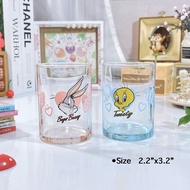 tweety-tweety Glass Set Size 2.2"x3.2" 2 Pieces