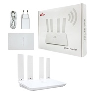ZAY Router 4G Router Nirkabel Cerdas untuk Rumah Router Empat Antena Berkecepatan Tinggi