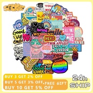 50PCS Motivational Phrases Sticker Inspirational Life Quotes Sticker DIY Laptop Graffiti Decal