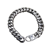 Men's bracelet, monel scale chain, white iron, genuine, rust-proof, silver, cool guy, macho cool