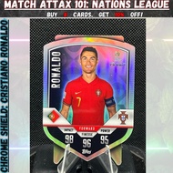 Nations League Match Attax 101: Chrome Shield (Cristiano Ronaldo)