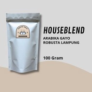 Aruni Coffee 印尼亞齊 × 楠榜阿拉比卡羅布斯塔拼配咖啡豆／咖啡粉 100克｜70:30 House Blend｜中深烘焙