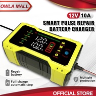 Car Battery Charger 12V 10A Charger Bateri Kereta Cas Bateri Motor Kereta Pengecas Bateri Kereta Bat