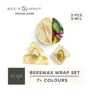 Bee's Wrap - Assorted Beeswax Wrap 3-Pack (S, M, L ) 9 Designs Available