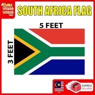 SOUTH AFRICA FLAG 3x5 FEET KAKI / / BENDERA NEGARA SOUTH AFRICA FLAGS