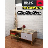 Living TABLE_coffee table TV table + DRAWERS FACTORY PRICE 100X40X40 Cm
