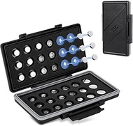 376 377 LR1130 LR41 371 and 364 Small-Size Battery Magnetic Case Holder Storage, Button Coin Cell Ba