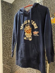 二手 TEENIE WEENIE 長版帽T 深藍色 160/84A