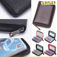 QINYUZ9QX Credit Card Holder Practical Zipper Multi-function Women Men Card