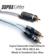 Supra Subwoofer Interconnects YLink 1RCA-2RCA 4m(Made in Sweden)