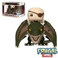 Funko Pop Rides : House of the Dragon - Aemond Targaryen with Vhagar Vinyl 136 with Boss Protector