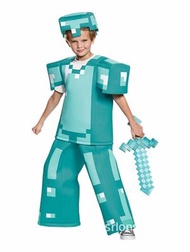 萬聖節我的世界 萬聖節服飾 兒童演出服角色cos服 cosplay服裝 演出服 惡搞服裝 萬聖節表演服 節日氣氛