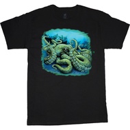 Octopus T-Shirt Mens Graphic Tees Clothing Apparel Mens