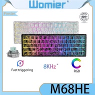 【Available in stock】WOMIER M68HE KEY MAGNETIC SWITCH GAMING KEYBOARD WIRED 8KHZ