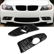 nearbeauty-ph Fydun 2pcs for M3 Front Bumper Fog Light Grille Cover Lamp Mesh Grill Replacement E90 