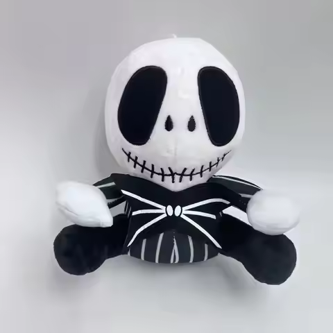 2 Kawaii Style The Nightmare Before Christmas Jack Skellington Skeleton Plush Toys