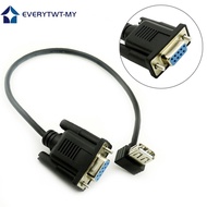 【FINE】R 32 DB9 Female to USB 2.0 Female Serial Cable Adapter Converter 9.8inch 25cm