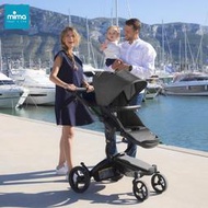 【黑豹】西班牙mima新生兒高景觀雙向手推車可坐躺換向座椅避震寶寶嬰兒車