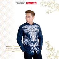 NAUFA KENCANA Men's Batik Shirt with Modern Pattern for All Premium Events BMS 74