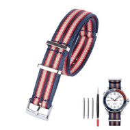 ┇ Military Nylon Watchband for Omega Seamaster 007 Hippocampus 300 for Tudor Premium Strap for Seiko