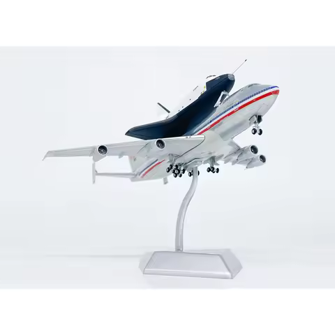 PT 1/400 US 747-100 747SCA+Space Shuttle Model N905NA Static Finished Product Model