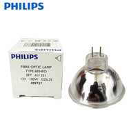 Cawan Lampu Sumber Cahaya Sejuk Philips 12V100W 6834FO Mentol Projektor Mikroskop Cawan Lampu Haloge