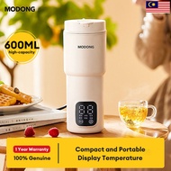 MODONG 600ML Mobile Portable Water Bottle 316 Thermostatic Heating Electric Water Bottle Dormitory Small Mini Travel Kettle